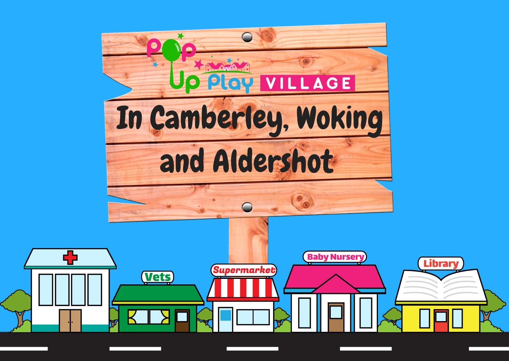 Pop Up Play Village - Camberley, Woking and Aldershot 's logo