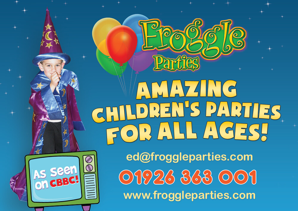 Froggle Parties Warwickshire's main image