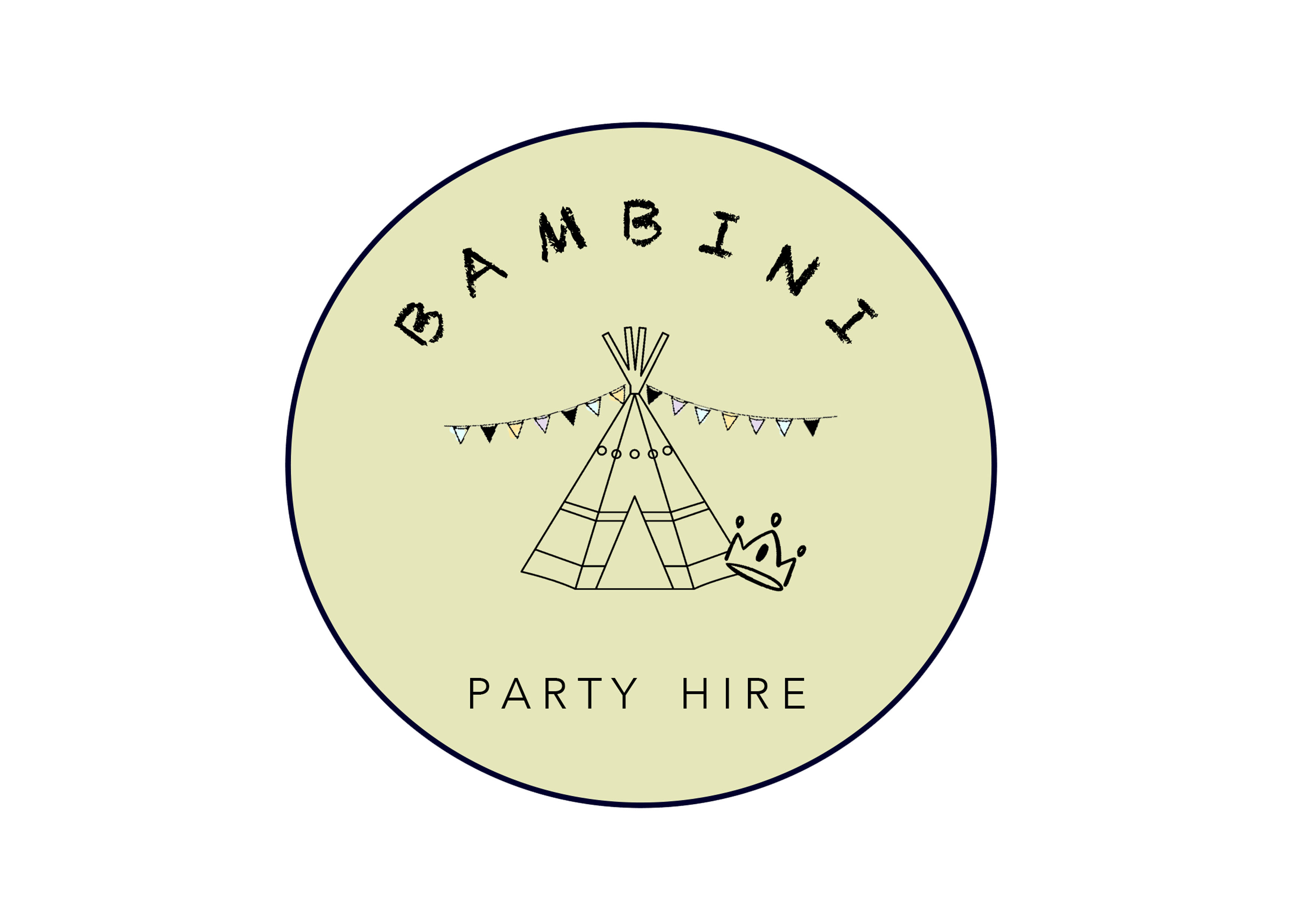 Bambini Party Hire's logo