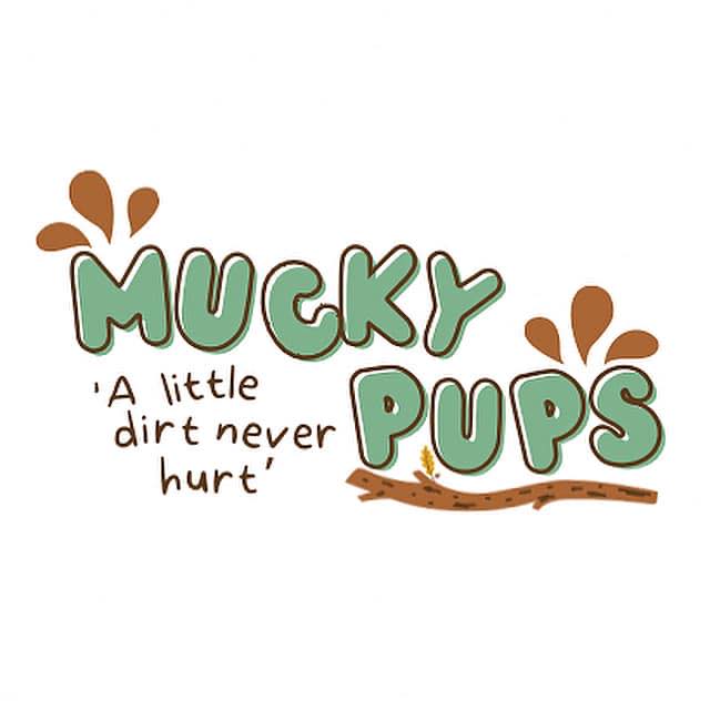 Mucky Pups Outdoor Stay and Play's logo