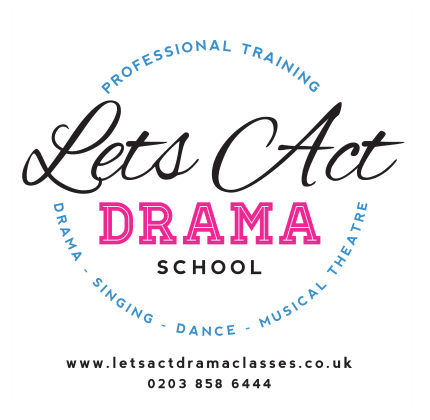 Let's Act Drama School's logo