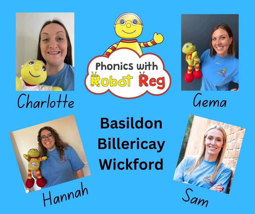 Phonics with Robot Reg Billericay, Wickford and Basildon's main image