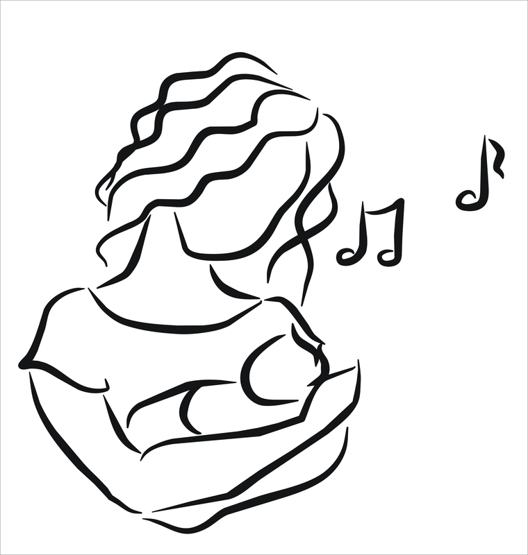 Rock-a-Bye Choir for mums online's logo