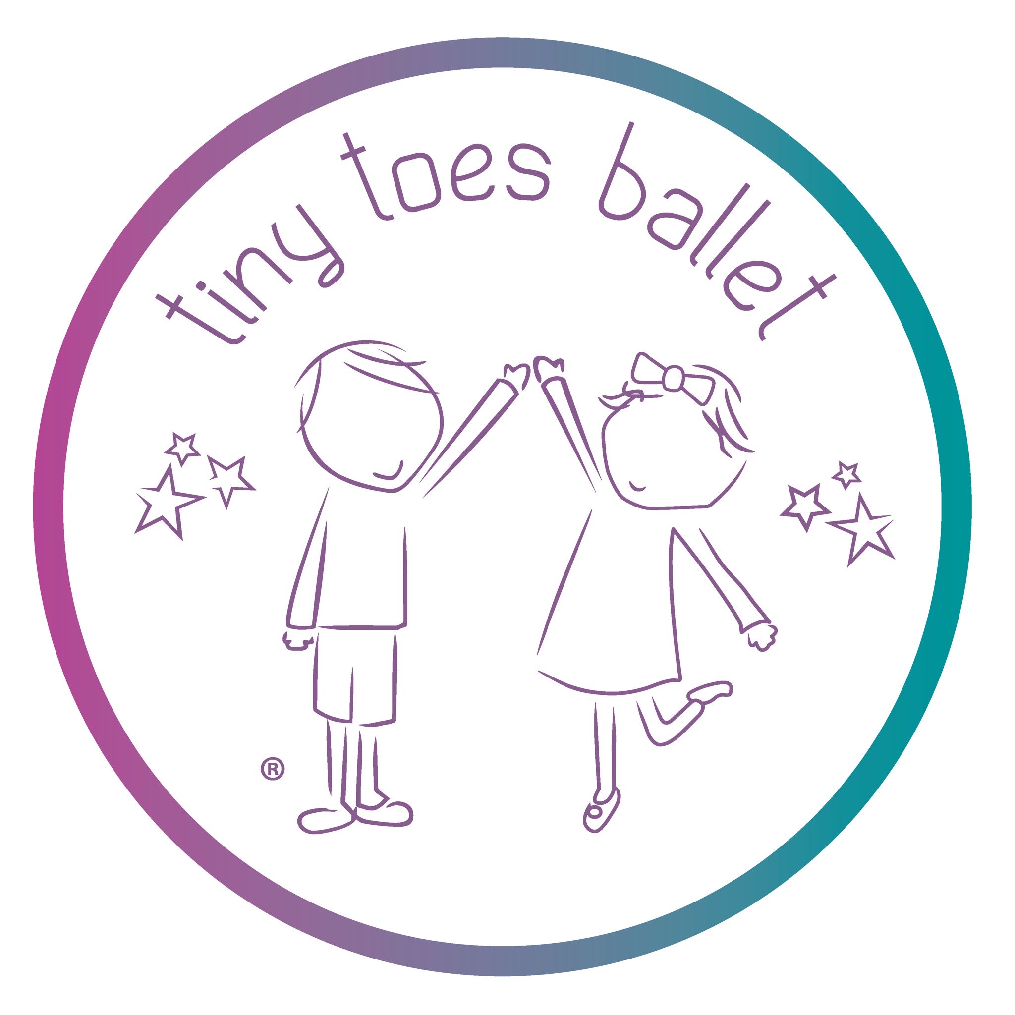 tiny toes ballet warwickshire's logo