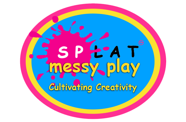 Splat messy play Rugby, Banbury and Warwick's logo