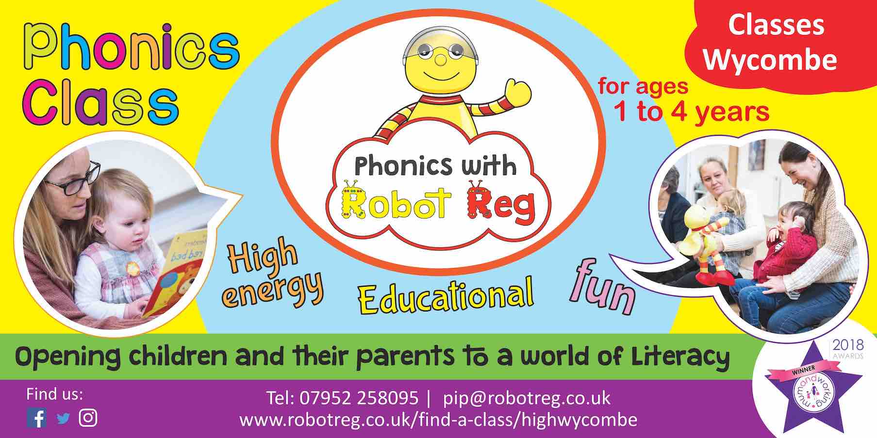 Phonics with Robot Reg Wycombe's main image