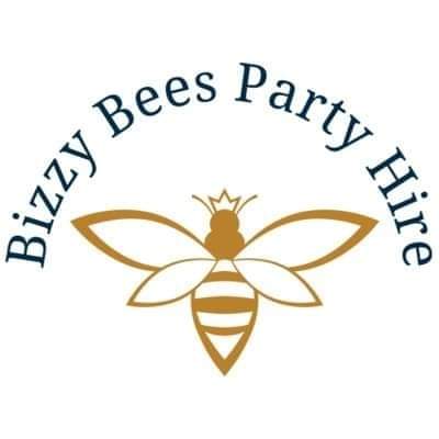 Bizzy bees party hire's logo