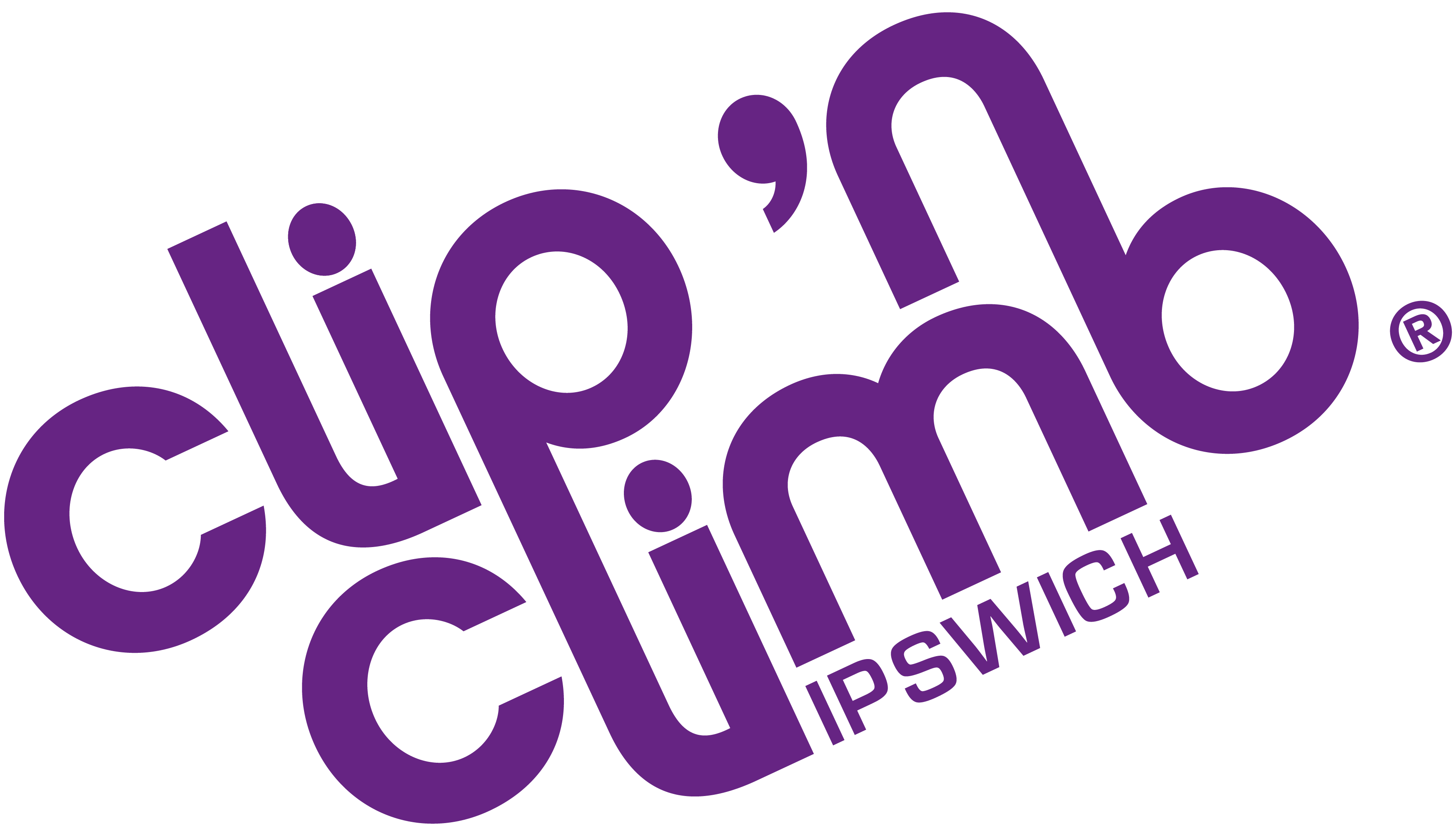 Clip 'n Climb Ipswich's logo