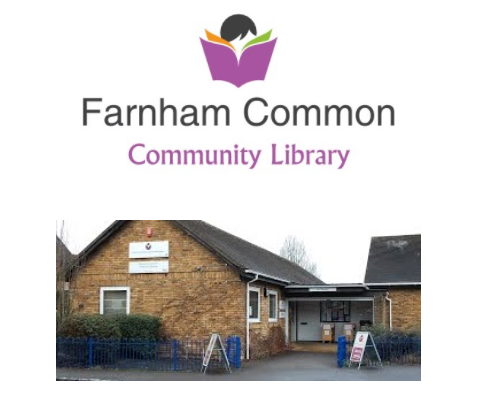 Farnham Common Community Library's logo