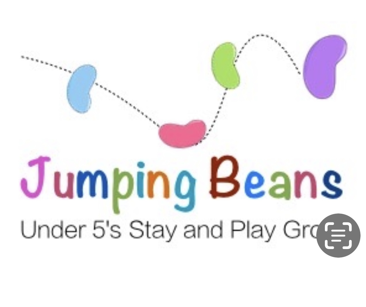 Jumping Beans Under 5s stay and playgroup's logo