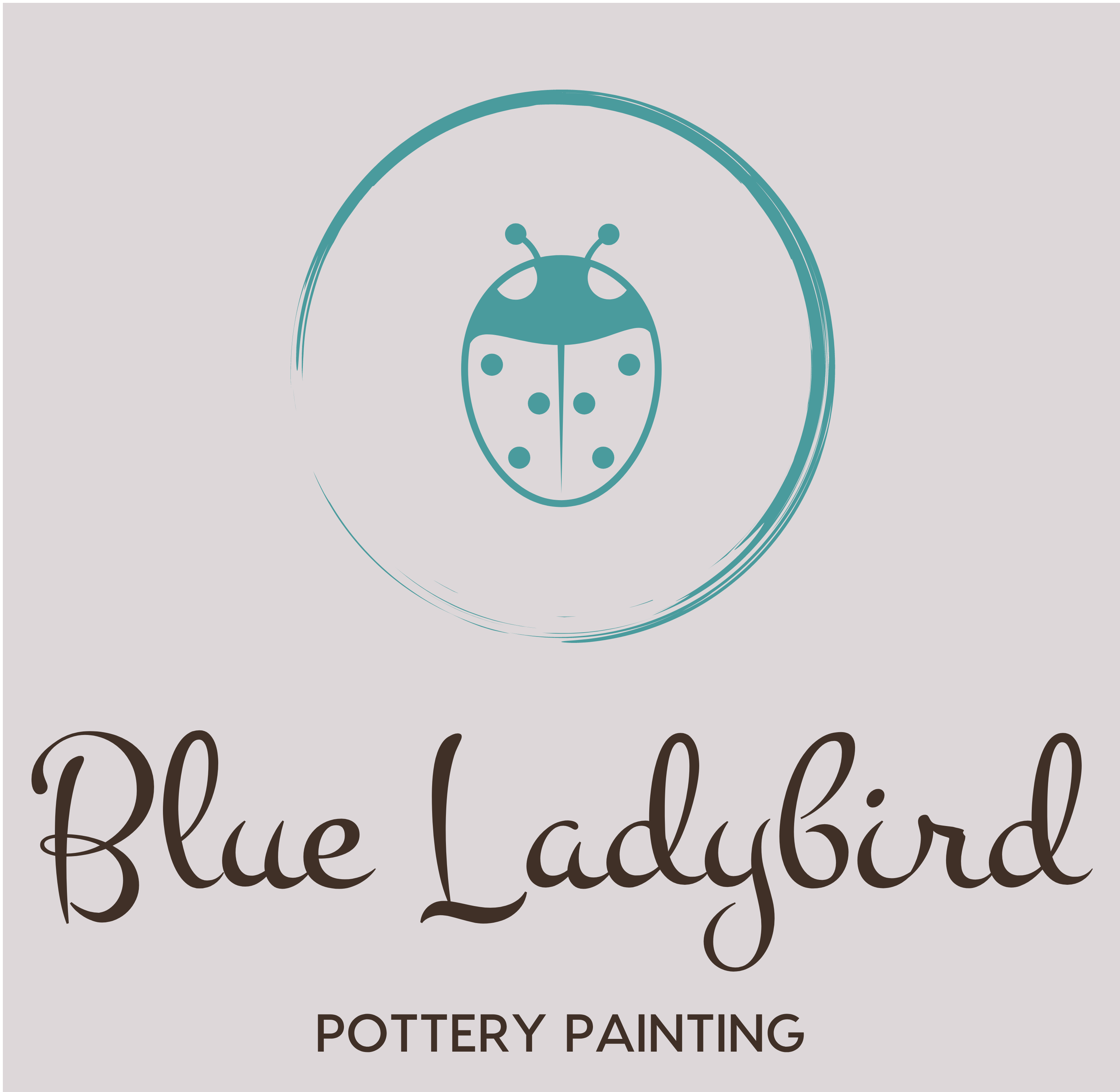 The Blue Ladybird Pottery's logo