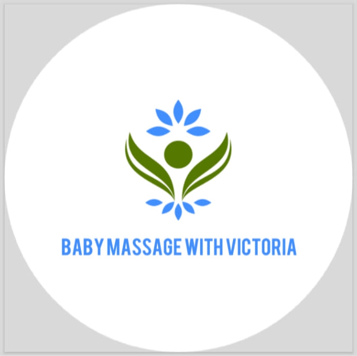 Baby Massage with Victoria's logo