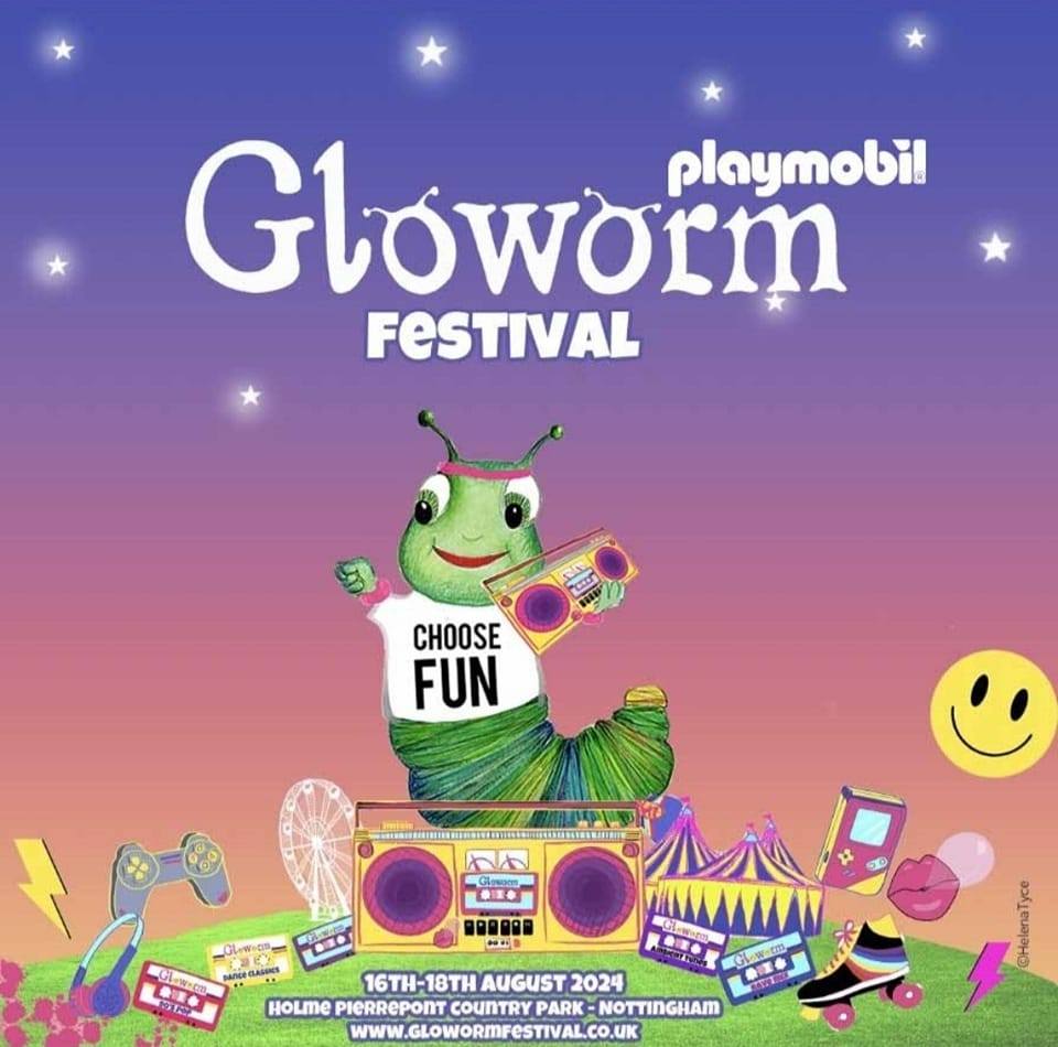 Gloworm Festival's logo